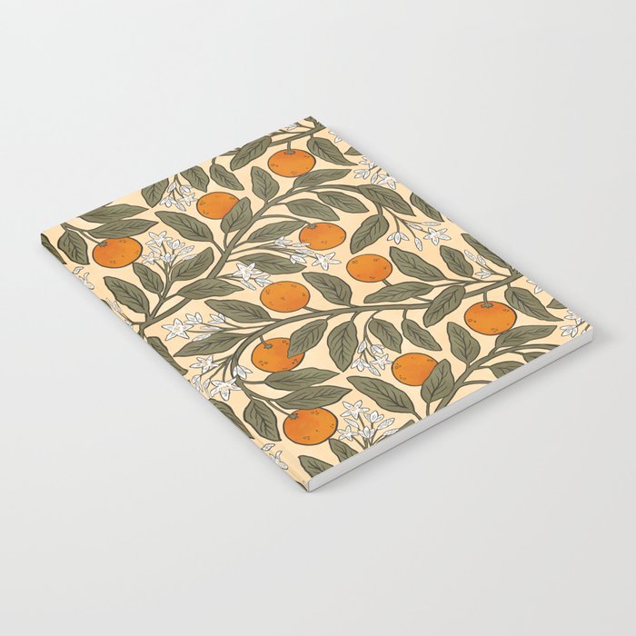 Art Nouveau Oranges Notebook Gallery Image 1