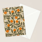 Art Nouveau Oranges Stationery Card Gallery Image 2