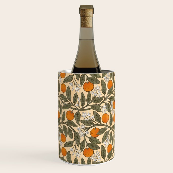 Art Nouveau Oranges Wine Chiller Gallery Image 1