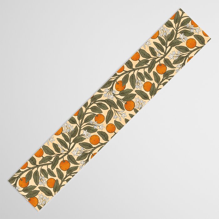 Art Nouveau Oranges Table Runner Gallery Image 3