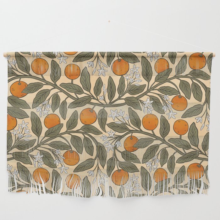 Art Nouveau Oranges Wall Hanging Gallery Image 1