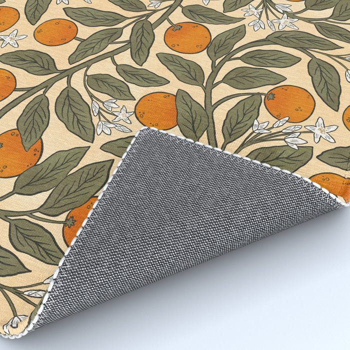 Art Nouveau Oranges Rug Gallery Image 4