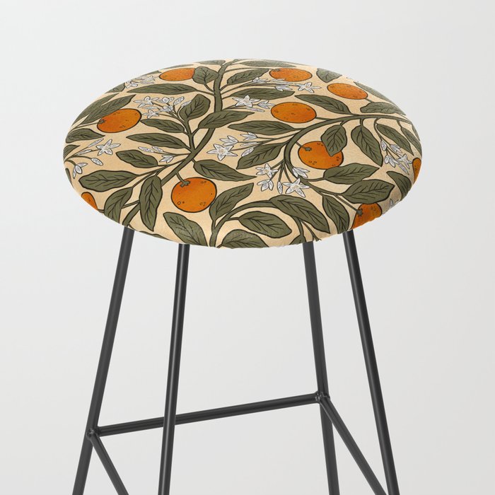 Art Nouveau Oranges Stool Gallery Image 2