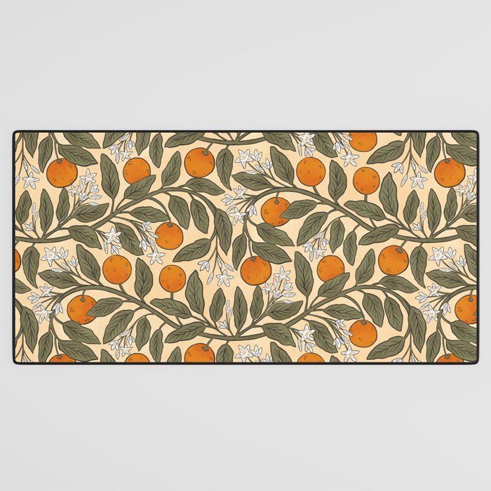 Art Nouveau Oranges Desk Mat Gallery Image 3