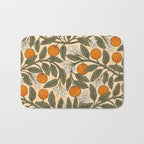 Art Nouveau Oranges Bath Mat Gallery Image 1