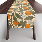 Art Nouveau Oranges Table Runner Gallery Image 1