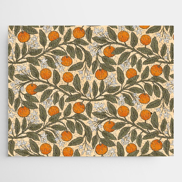 Art Nouveau Oranges Jigsaw Puzzle Gallery Image 1