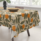 Art Nouveau Oranges Tablecloth Gallery Image 3