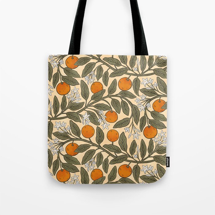Art Nouveau Oranges Tote Bag Gallery Image 1