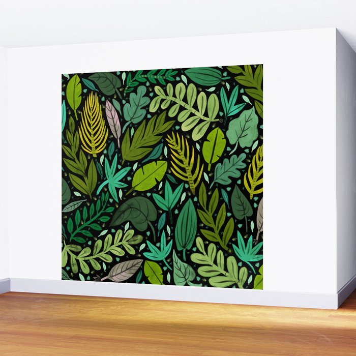 Green Scatter Wall Mural Gallery Image 2
