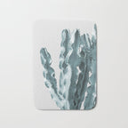 Cacti in Blue Bath Mat Gallery Image 1
