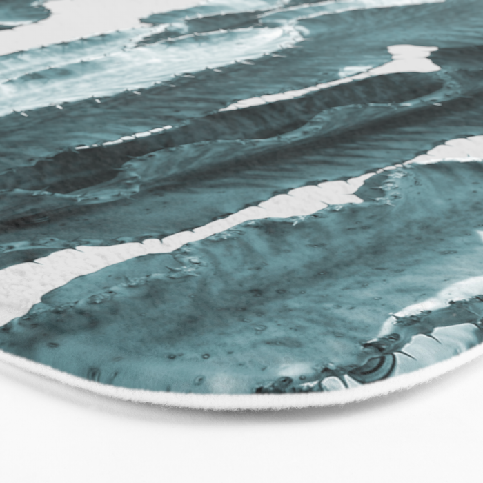 Cacti in Blue Bath Mat Gallery Image 3