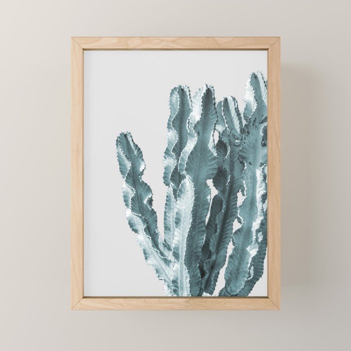 Cacti in Blue Mini Art Print Gallery Image 1