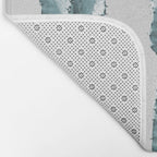 Cacti in Blue Bath Mat Gallery Image 2