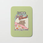 BUNNY STAYS HOME Bath Mat Gallery Image 1
