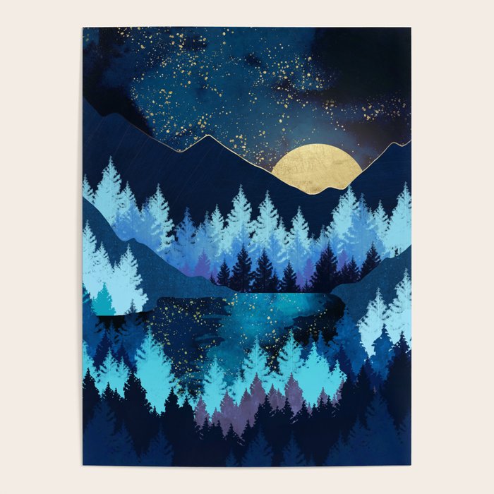 Moon Forest Poster Gallery Image 4