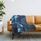 Moon Forest Throw Blanket Gallery Image 1