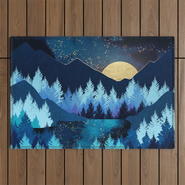 Moon Forest Outdoor Rug Gallery Image 1