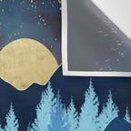 Moon Forest Wall Tapestry Gallery Image 3