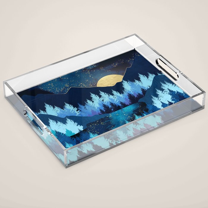 Moon Forest Acrylic Tray Gallery Image 1