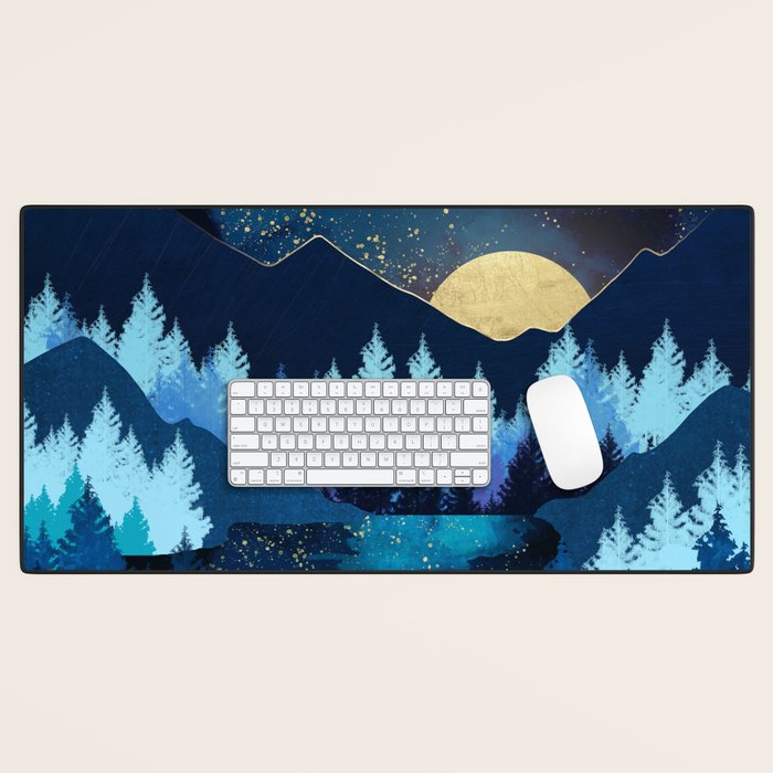 Moon Forest Desk Mat Gallery Image 1