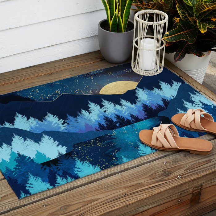 Moon Forest Outdoor Rug Gallery Image 2