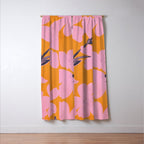 Abstract Minimal Flowers 18 Window Curtain Gallery Image 3