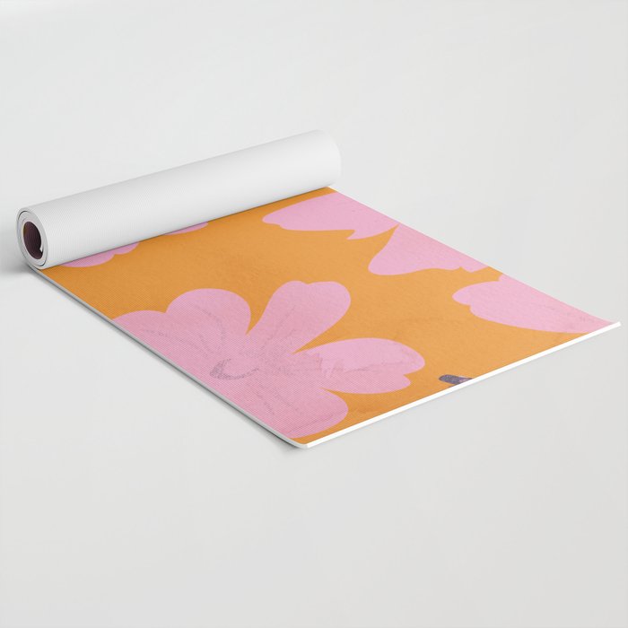 Abstract Minimal Flowers 18 Yoga Mat Gallery Image 2