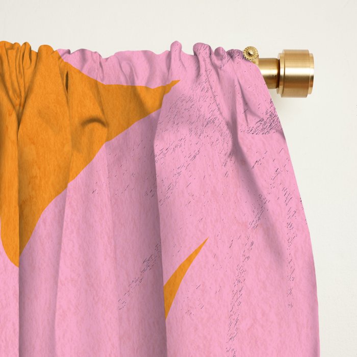 Abstract Minimal Flowers 18 Window Curtain Gallery Image 2