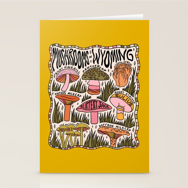 Mushrooms of Wyoming Stationery Card Gallery Image 1