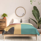 Black Cat Peeking 2x2 Comforter Gallery Image 3