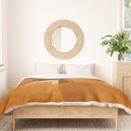 Burnt Orange Abstract Shapes Duvet Cover Gallery Image 3