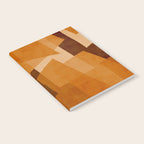 Burnt Orange Abstract Shapes Notebook Gallery Image 2