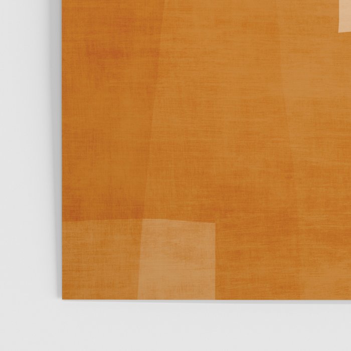 Burnt Orange Abstract Shapes Poster Gallery Image 3