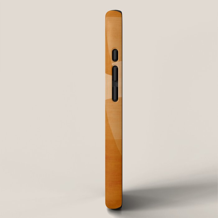 Burnt Orange Abstract Shapes iPhone Case Gallery Image 2