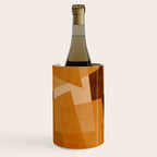 Burnt Orange Abstract Shapes Wine Chiller Gallery Image 3