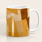 Burnt Orange Abstract Shapes Coffee Mug Gallery Image 1