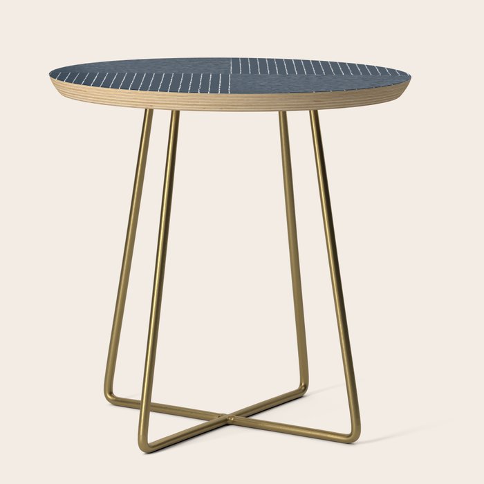 Lines III (Annapolis Blue) Side Table Gallery Image 1
