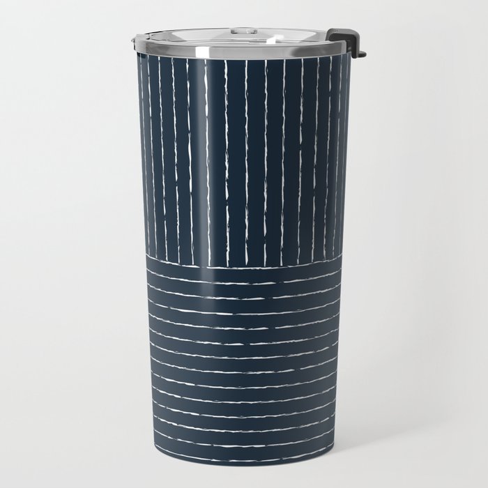 Lines III (Annapolis Blue) Travel Mug Gallery Image 2
