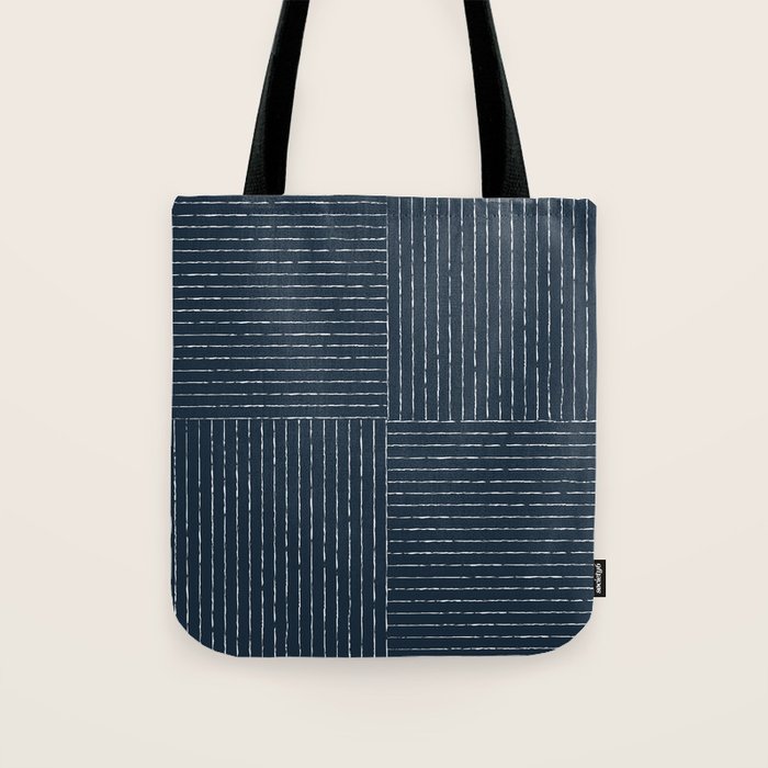 Lines III (Annapolis Blue) Tote Bag Gallery Image 1