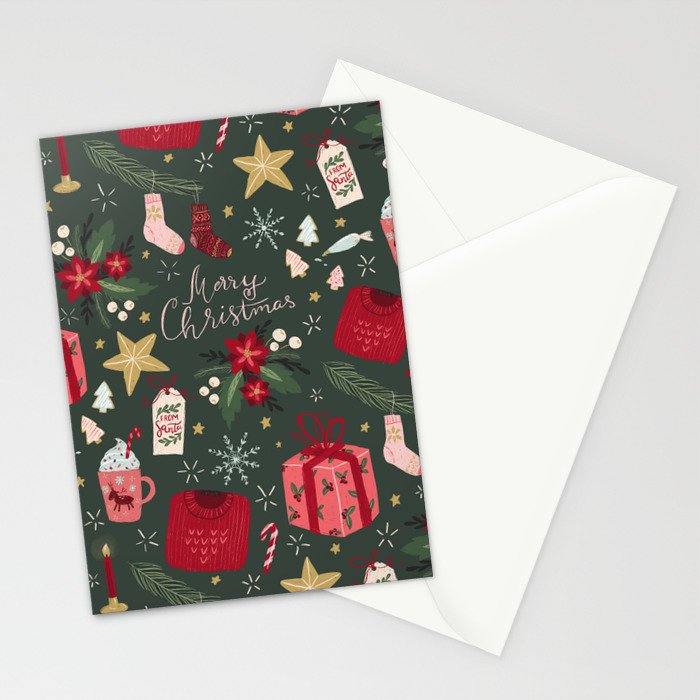 Merry Christmas Stationery Card Gallery Image 2