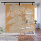 White Roses 2 Wall Mural Gallery Image 1