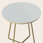 CoastL Stripe . Blue Side Table Gallery Image 2
