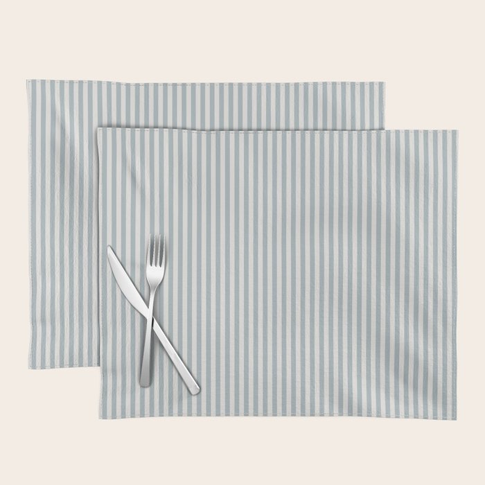 CoastL Stripe . Blue Placemat Gallery Image 1