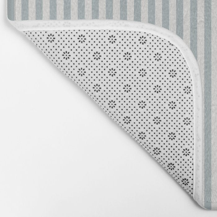 CoastL Stripe . Blue Bath Mat Gallery Image 2