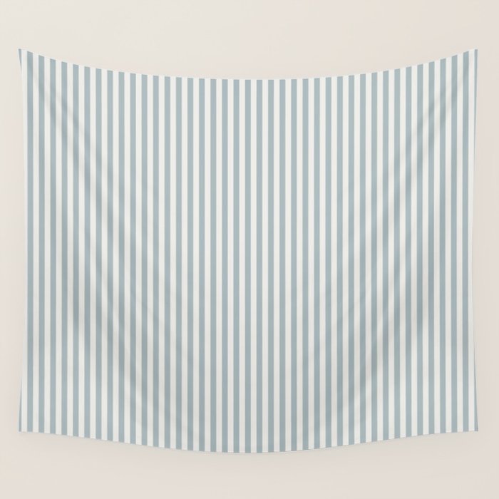 CoastL Stripe . Blue Wall Tapestry Gallery Image 4