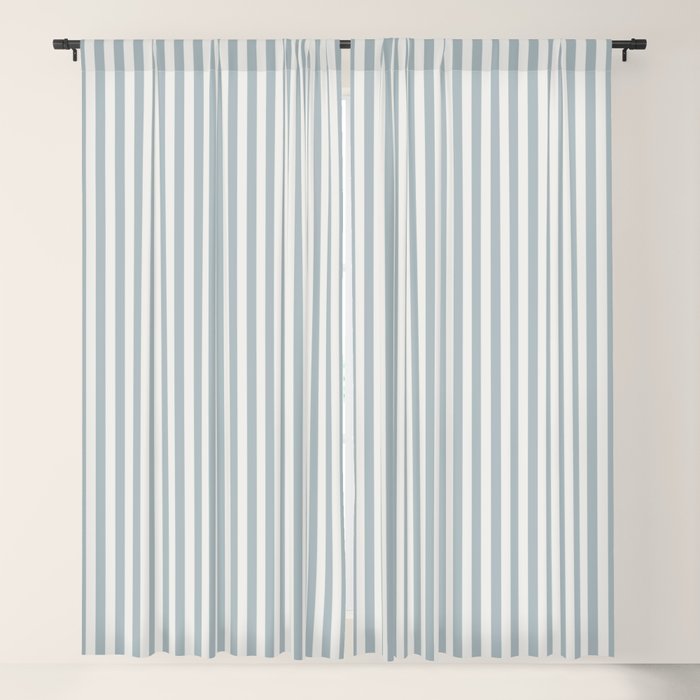 CoastL Stripe . Blue Window Curtain Gallery Image 1