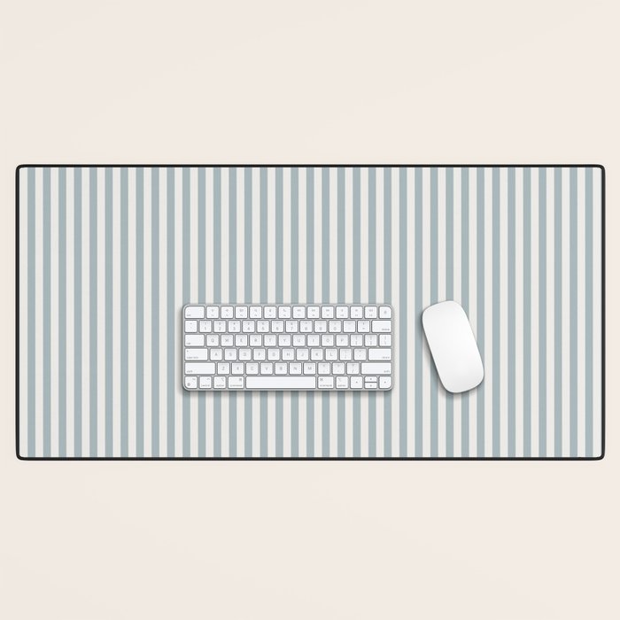 CoastL Stripe . Blue Desk Mat Gallery Image 1