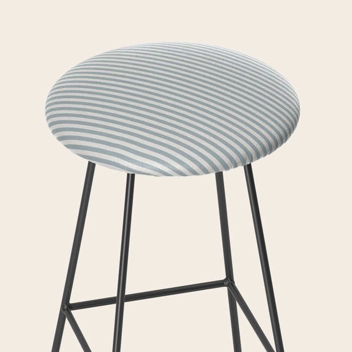 CoastL Stripe . Blue Stool Gallery Image 2