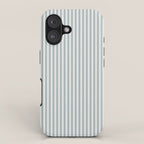 CoastL Stripe . Blue iPhone Case Gallery Image 1